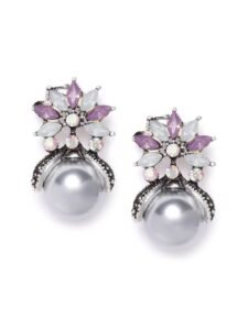 YouBella Jewellery Earrings for women Crystal Stud Earrings for Girls and Women