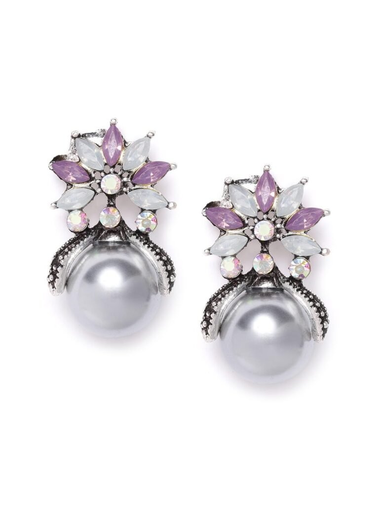 YouBella Jewellery Earrings for women Crystal Stud Earrings for Girls and Women