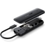 Lemorele M.2 NVMe SSD Enclosure, 10Gbps USB-C 3.2 Gen2, Tool-Free, M-Key/B&M Key 2230-2280, RTL9210, 4TB Max