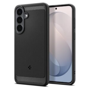 Spigen Rugged Armor Case for Samsung Galaxy S26 FE, Matte Black
