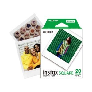 Fujifilm Instax Square Picture Format Film (20 Shots), White