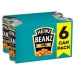 HEINZ Beanz In Tomato Sauce, Baked, 415 Gram, Pack Of 6