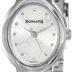 Sonata Pankh Quartz Analog Silver Dial Silver Stainless Steel Strap Watch for Women – NS8085SM02