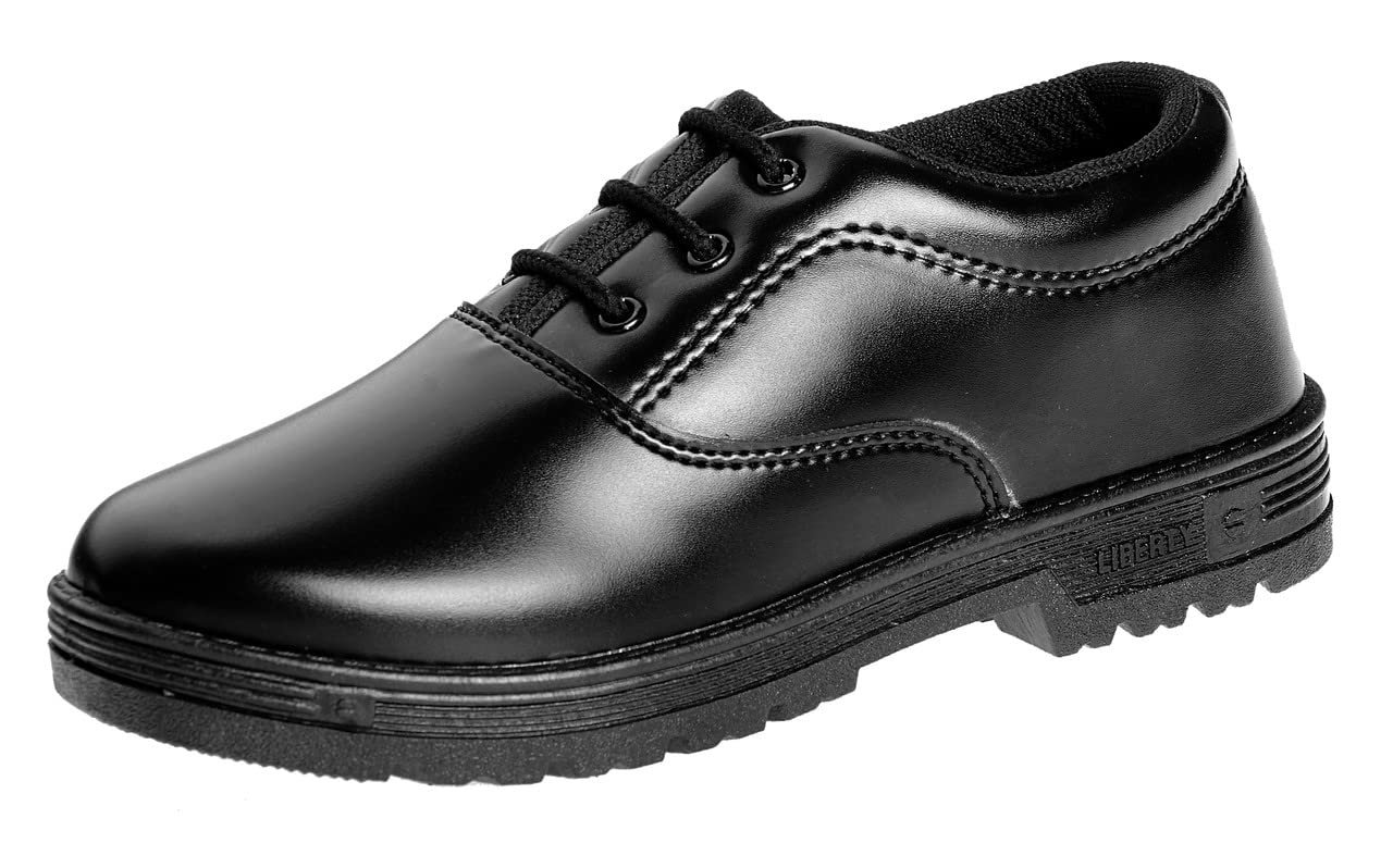Liberty Boy’s School Shoes with Laces White
