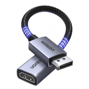 UGREEN 1 Pack DisplayPort to HDMI Adapter 4K Unidirectional 20CM