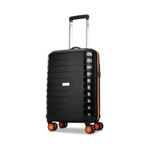 Aristocrat Altitude 8-Wheel Cabin Size Hard Case Trolley Bag, Black
