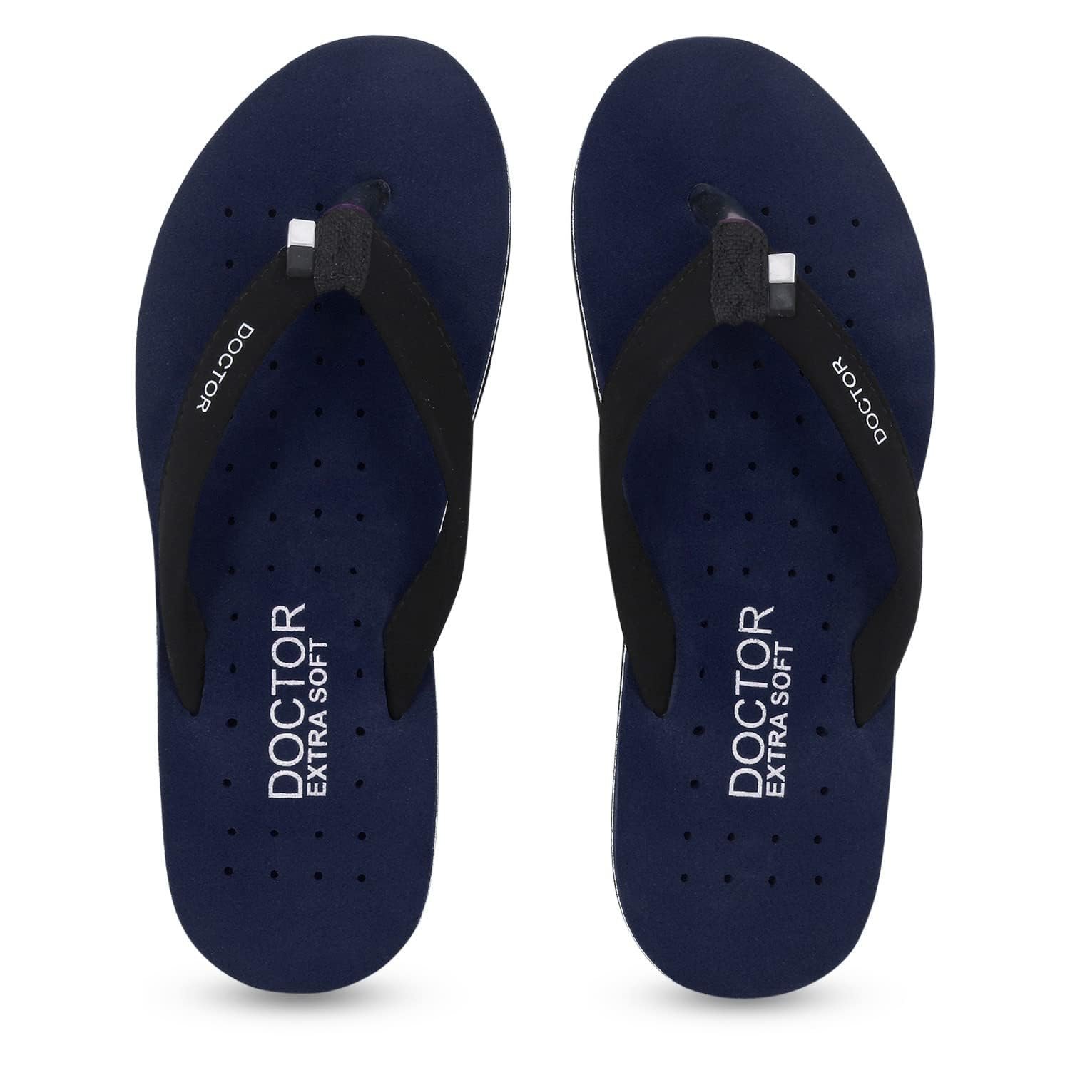 DOCTOR EXTRA SOFT House Slipper for Women’s Care Dr Orthopaedic Super Comfort Fitting Flat Cushion Chappal Flip-Flop for Ladies & Girl’s