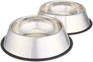 Pets Empire Stainless Steel Feeding Bowl for Medium Breed Adult Dogs & Giant Breed Puppies | Large (700 ml x 2)