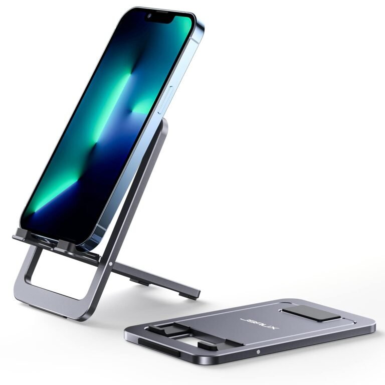 JSAUX Foldable Aluminum Adjustable Phone Stand for Desk Smart Gadgets
