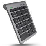 Macally 22 Keys Bluetooth Wireless Numeric Keypad for Mac with Arrow Keys & 10 Key Number Pad Keyboard for Easy Data Entry (Numpad for MacBook Pro Air Laptop iMac Desktop Computer Apple iPad Etc)