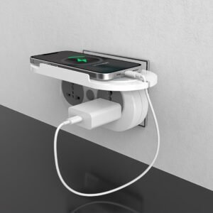 Goldmedal Wall-E-3 Pin Plug Travel Adaptor with Mobile Stand
