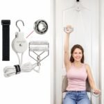 AARAM RP-03 Shoulder Pulley for Physiotherapy with Ball Bearing, Steel Hook, Twisted Rope & Ergonomic Handle | Pulley for Exercise — Frozen Shoulder, Rotator Cuff & Paralysis Recovery | Home Physiotherapy