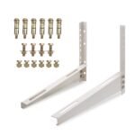 Robustt Heavy Duty AC Stand | Rust Proof Iron Air Conditioner Outdoor Unit Mounting Bracket, Supports Upto 200kg Weight | Air Conditioner Stand Comes with Necessary Wall Fittings – Pack of 1