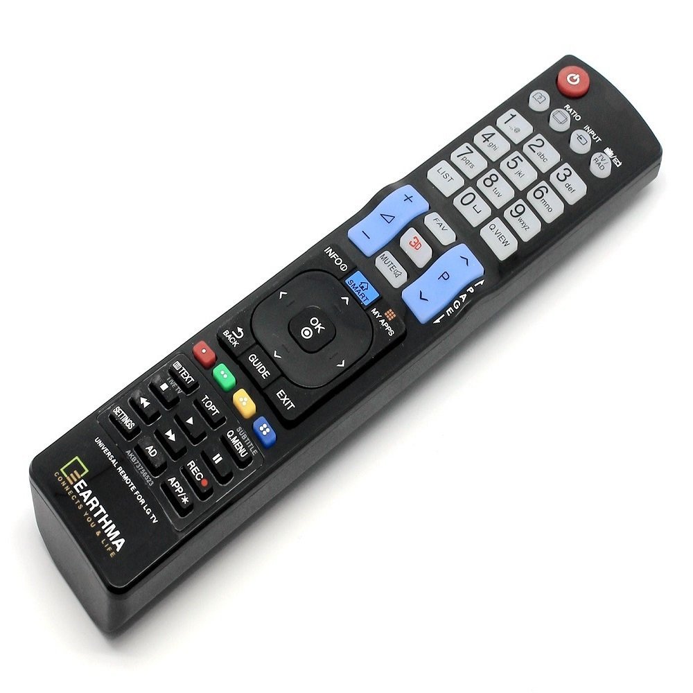EARTHMA Remote Control for Lg Smart 3D Led LCD HDTV Tv Replacement,Black