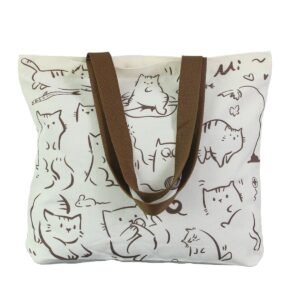 wolpin Foldable Shopping Bag Reusable Tote Grocery Bag