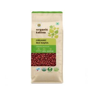 Organic Tattva Red Rajma 500g | Premium Whole Kidney Beans for Curry & Daily Meals | Protein-Rich Pulses for Indian Cooking
