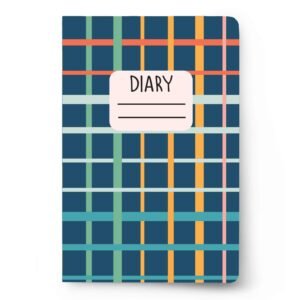 Amazon basics A5 Notebook Diary Journal (Black) | Plain Pages | Ideal for Daily Writing, Travel, Business & Planning | Lightweight, Professional Design, 240 Pages
