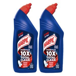Harpic Disinfectant Toilet Cleaner Liquid, Original – 1 L (Pack of 2) | Kills 99.9% Germs