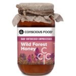 Conscious Food Wild Forest Honey | 500g | 100% Raw, Pure and Natural | Unprocessed & Unpasteurized Honey | Value Pack