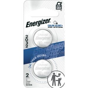 Energizer 2032BP-2N Coin Lithium 2032 Battery, Black
