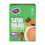 Early Foods – Sathu Maavu with Almonds & Dates | No added sugar, No Salt, No Milk Porridge Mix | 100% Natural Multigrain Millets & Ragi Cereal | 200g