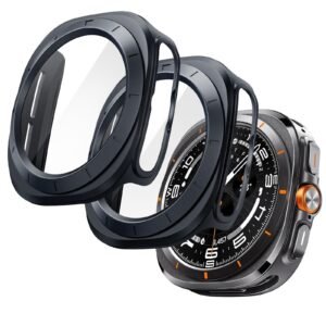 JETech Case for Galaxy Watch Ultra 47mm (2025/2024), Titanium Gray