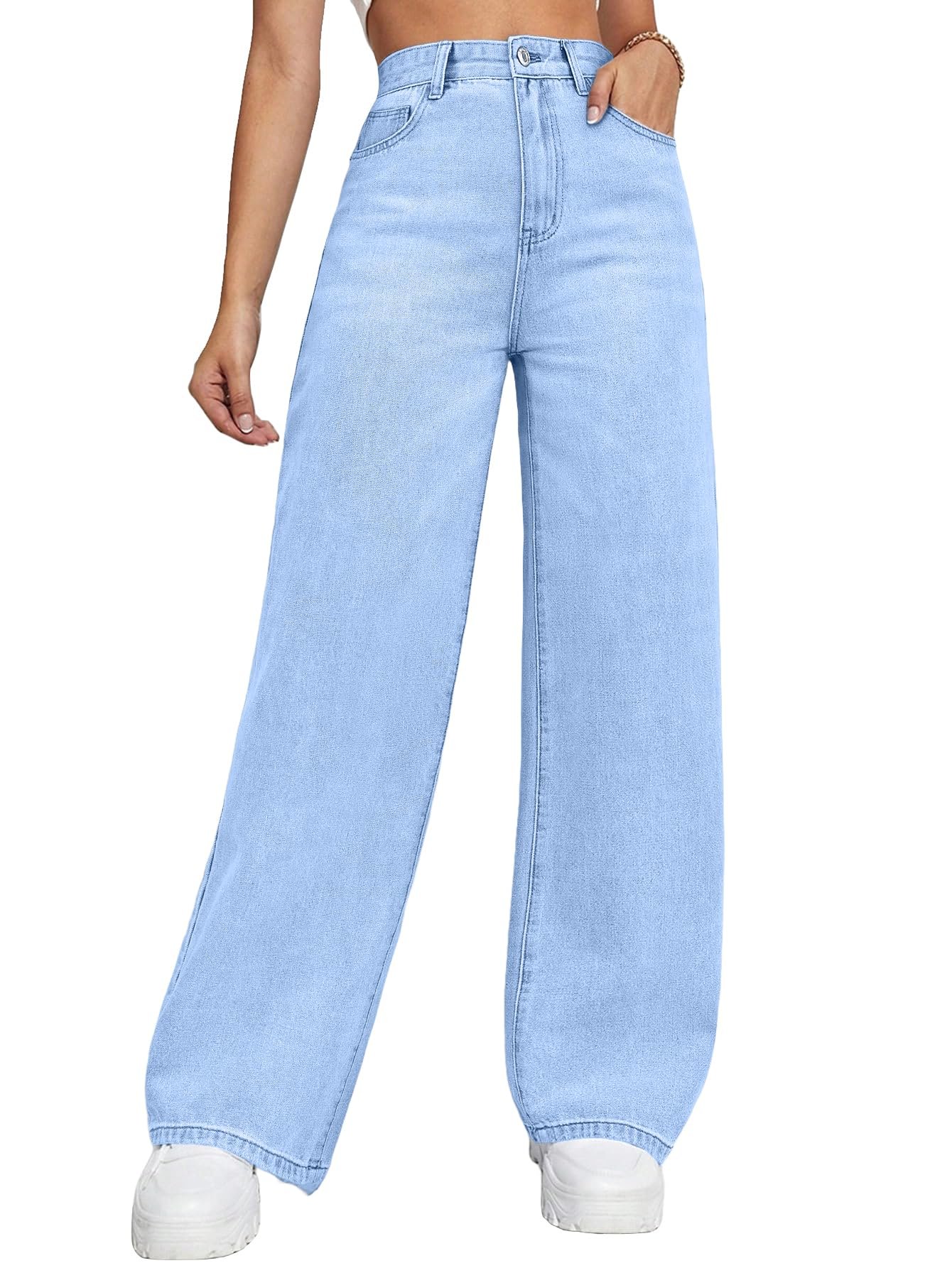 London Hills Women’s Relaxed Fit High Rise Jeans || Woman Jean’s || Women Baggy Jeans || Jean’s for Womens || Loose Jean for Women’s || Oversized Woman baggys