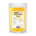 Khadi Omorose Kasturi Haldi (Amba Haldi) Powder | For Glowing Skin | 100 Gm
