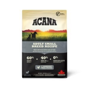 Acana Adult Small Breed Dry Dog Food, Grain Free Dog Food for All Life Stages, Fresh or Raw Ingredients, 2 kg