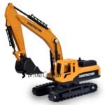 Brand Conquer Excavator Construction Long Crane Engineering Vehicle Model Unbreakable Toy for 3 Years Old Boy and Girl Vehicles Set for Kids 3-14 Years (Excavator Crane)