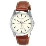 TIMEX Classics Analog Watch for Men with Round Dial & Water Resistant Man’s Wrist Watches