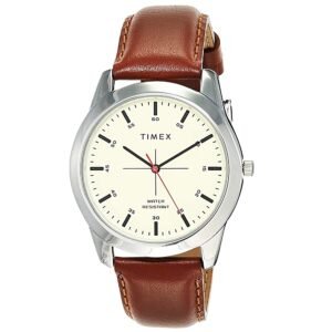 TIMEX Classics Analog Watch for Men with Round Dial & Water Resistant Man’s Wrist Watches