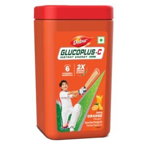Dabur Glucoplus C Glucose Powder (Orange Flavour) – 400g