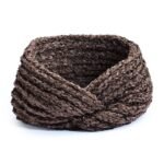Vogue Hair Accessories Soft Knot Woollen Knitted Warm Head Band Head Wrap Hairband Ear Warmer Hair Accessories for Winters