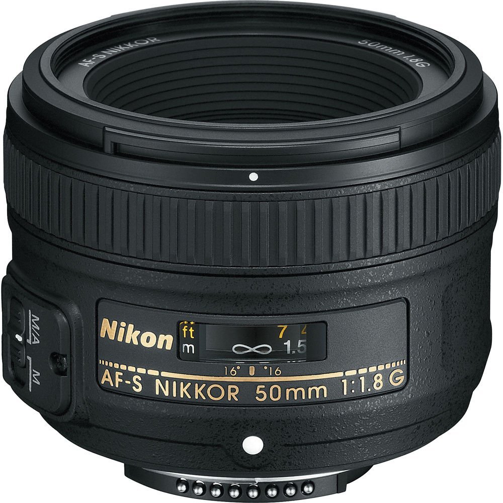 Nikon AF-S Nikkor 50 mm f/1.8G Prime Lens for Nikon DSLR Camera – Black