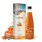 Wellwith Himalayan Sea Buckthorn Juice Concentrate 300ml | Cold-Pressed | Vitamin C, Omega 3 6 7 9 | Skin Glow | Seabuckthorn Juice (Upto 50 Glasses)