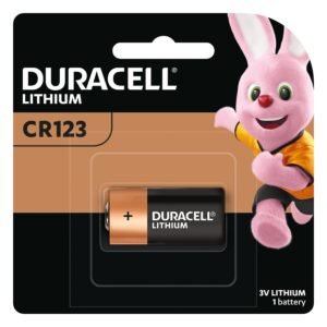 Duracell CR123 High Power Lithium Battery, Pack of 1, Specialty Devices, Digital Camera, Smoke Detector, Key Fob