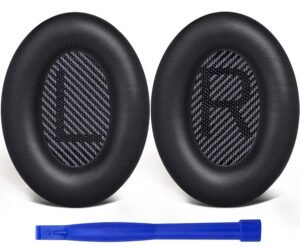 SoloWIT Earpads for Bose QC35 & QC35 ii – Black