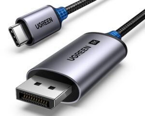 UGREEN Unidirectional USB C to DisplayPort 1.4 Cable 8K@60Hz 4K@240Hz 1M