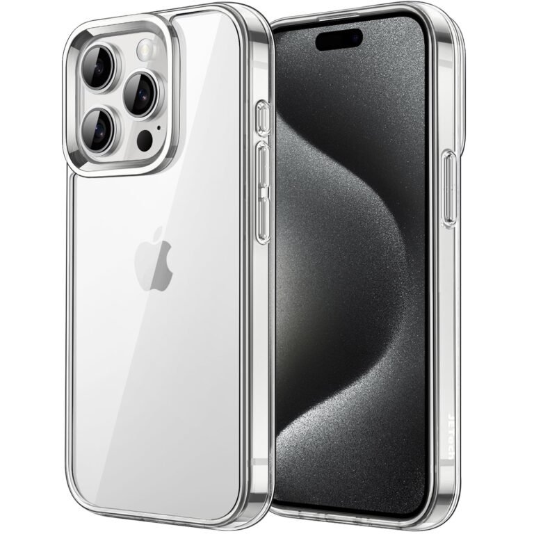 JETech Case for iPhone 15 Pro Max, Anti-Yellowing, Clear