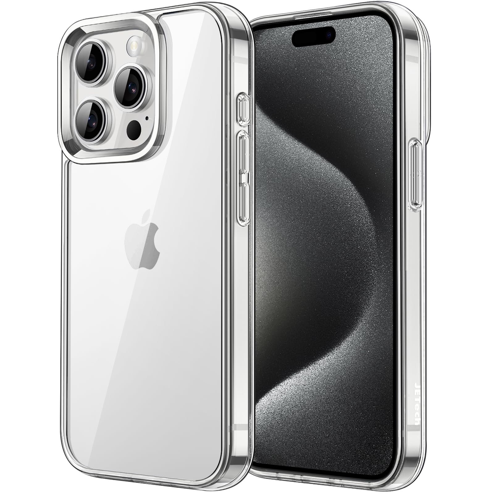 JETech Case for iPhone 15 Pro Max, Anti-Yellowing, Clear