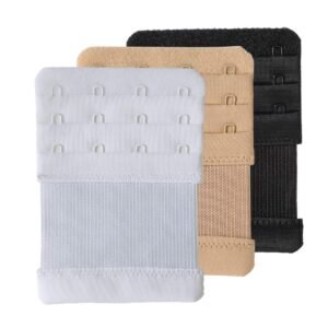 SAMGU Women’s Bra Extenders 3 Hook Elastic Stretchy Bra Extension Strap