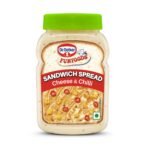 Dr. Oetker FunFoods Cheese & Chilli Sandwich Spread 225g/250g | Ready-to-Use Spread with Goodness of Cheese & Chilli | 100% Vegetarian | Perfect for Mexican-style Sandwiches, Tacos & Burritos (weight may vary)
