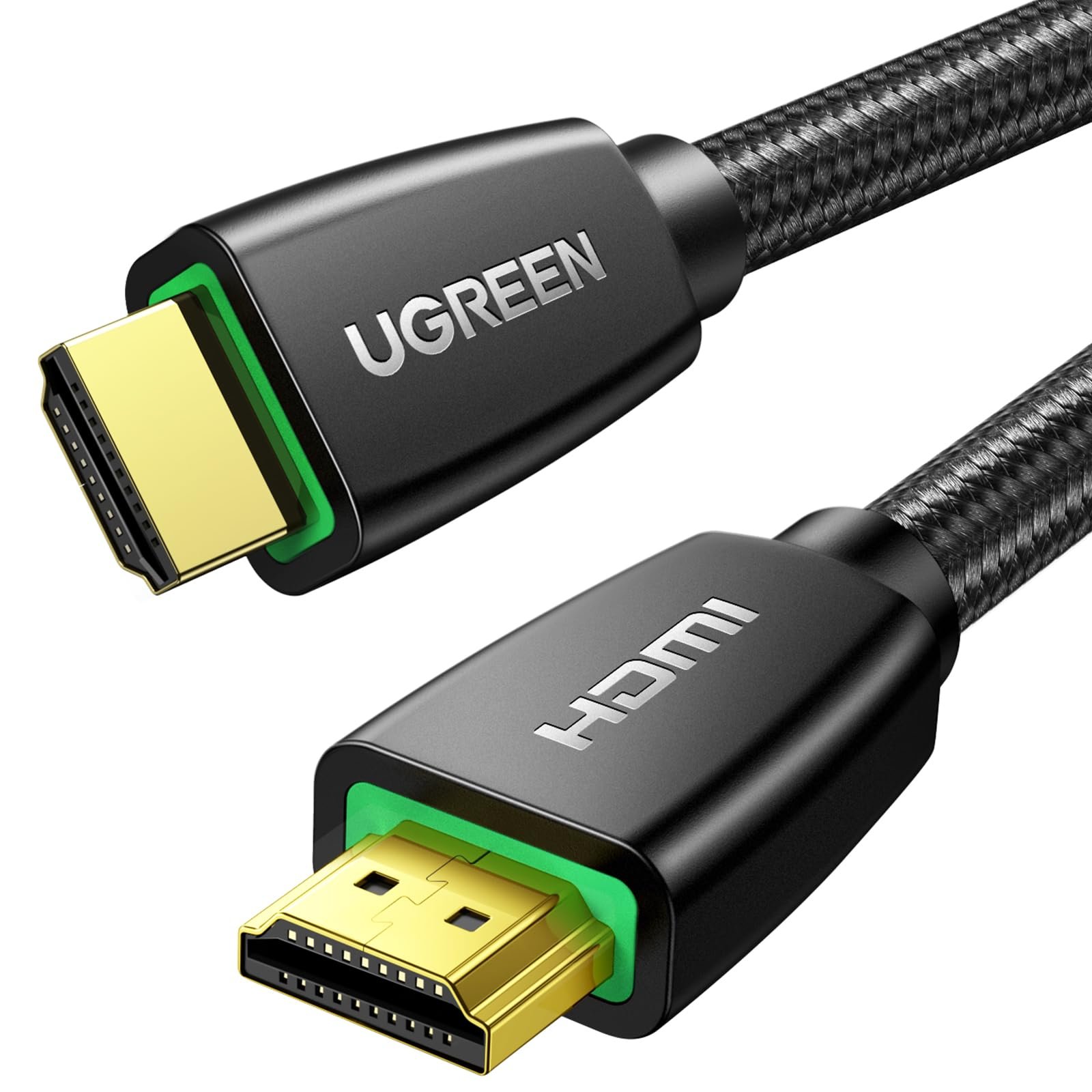 UGREEN 4K@60Hz HDMI Cable Braided High Speed Monitor Cable 1M