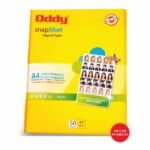 Oddy 180 GSM A4 Size Glossy Photo Paper – Water Proof, Instant Drying, Pack of 50 Sheets, Compatible with Inkjet Printer