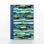Hardcover Notebook 5 Subject 400 Pages – Premium Paper Quality Single Line Notebook 18.2×24.3cm for Students Journaling Travel Office Work