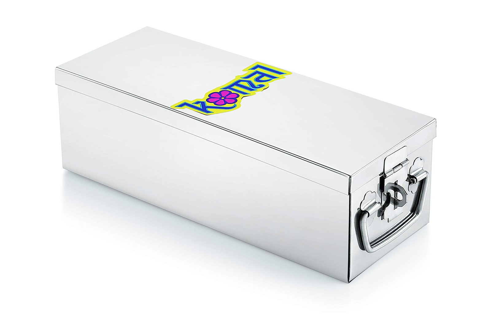 Komal Stainless Steel Big Jewellery Box “12”,Silver