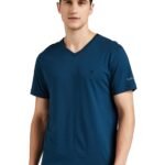 Van Heusen Cotton Blend Men T-Shirt, Regular Fit