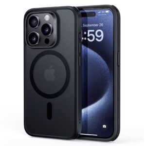 ESR Classic Hybrid for iPhone 15 Pro Max Case, Frosted Black