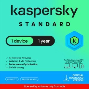 Kaspersky | Standard | 1 Device | 1 Year| Instant Delivery